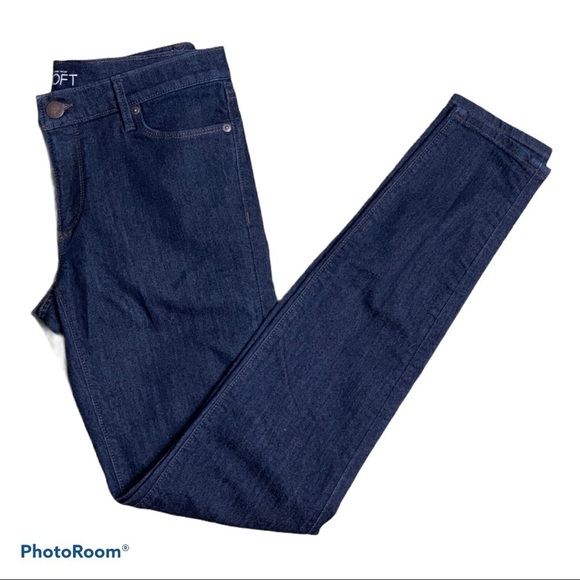 Ann Taylor Loft modern skinny jean dark rinse 4T - Picture 6 of 11